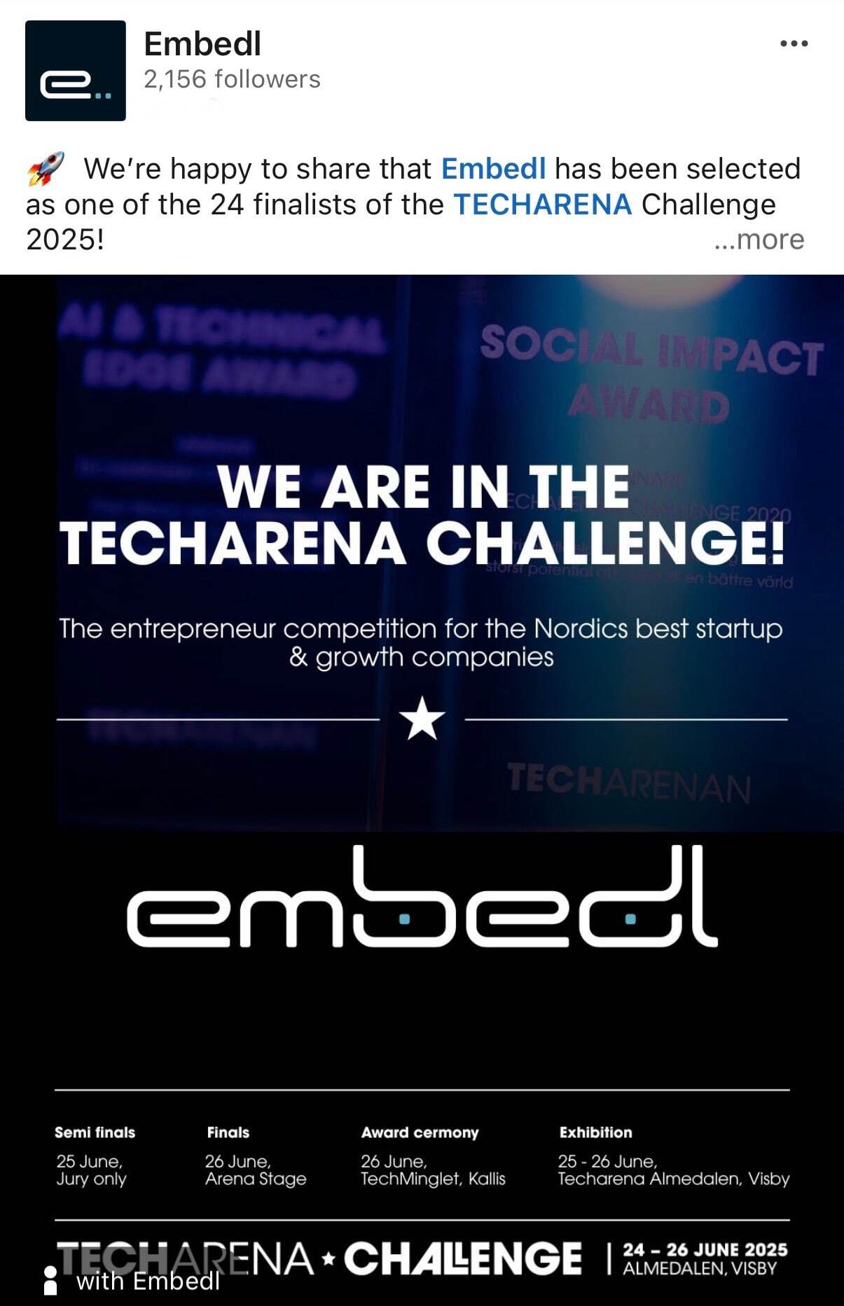 Techarena Embedl