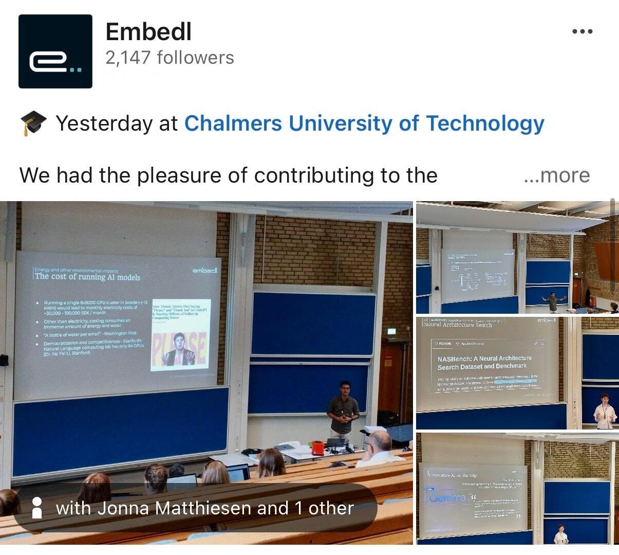 Embedl Chalmers